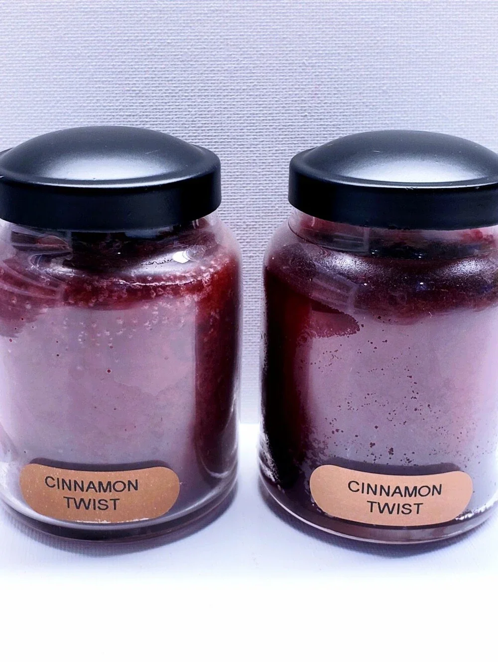 CINNAMON TWIST -A Cheerful Giver Baby Jar Single Wick Candle, 6 oz (2 pcs)